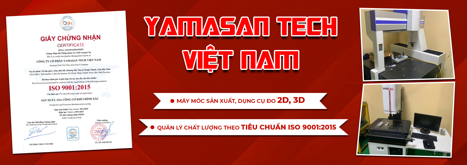 CÔNG TY CỔ PHẦN YAMASAN TECH VIỆT NAM